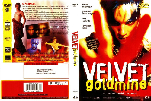  Velvet Goldmine - Ewan Mcgregor - Glam Rock - Dvd