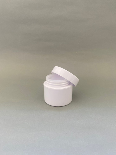Pote Doble Fondo P/crema X 30cc Cosmetica Blanco- 10 Unidade