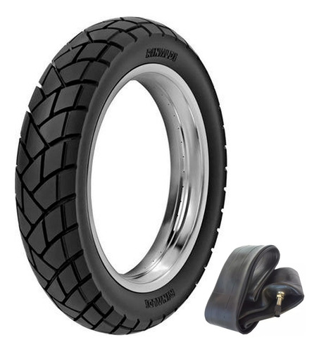 Cubierta Rinaldi Trasera 120/90-17 R34 + Cámara Scram 411