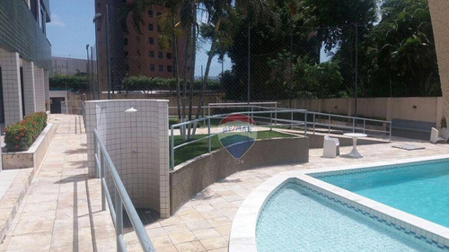 Excelente Apartamento Com 3 Dormitórios, Com Closet E Projetados À Venda, 100 M² - Candelária - Natal/rn - Ap0010