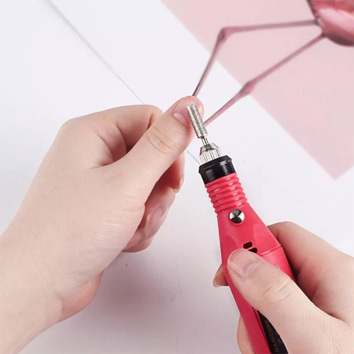 Torno Pulidor De Uñas Esculpidas Puntas Pedicura Manicura