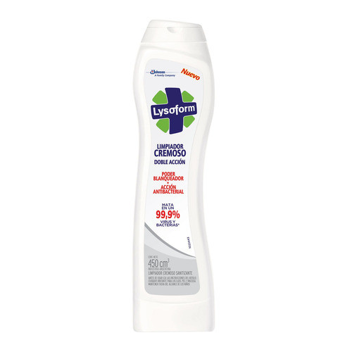 Imagen 1 de 1 de Limpiador Lysoform Limpiador Cremoso Doble Acción en crema 450ml
