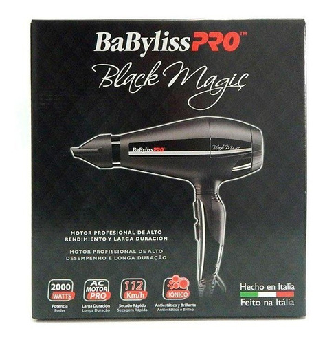 Secador Babyliss Profesional Black Magic