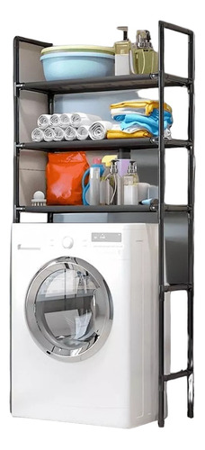 Mueble Organizador Estante De Baño Lavadora Rack 3 Niveles