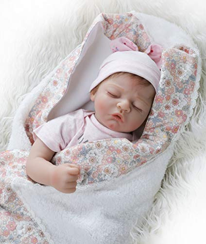 Ocsdoll Reborn Baby Dolls Chica Soft Silicone Touch Vinyl Du