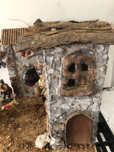 Casa Granero Pesebre Belen Nacimiento Navidad Decoración