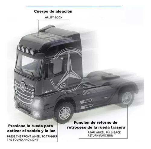 I Remolque Con Camión Portacontenedores Modelo 1:36