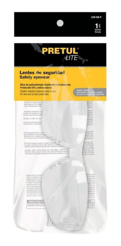 Imagen 3 de 7 de Anteojos Gafas De Seguridad Proteccion Lente Ocular Truper