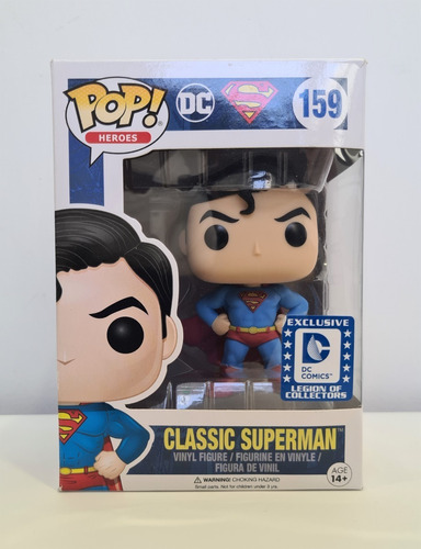 Figura De Accion Classic Superman 159 Funko Pop! Dc Ex
