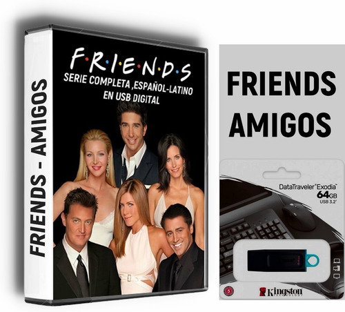 Friends Amigos Serie Completa En Latino Hd En Usb