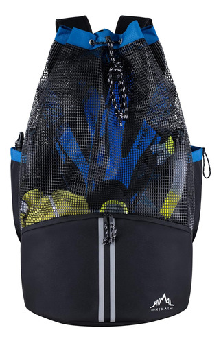 Scuba Diving Bag, Xl Mesh Backpack For Scuba Diving And Snor