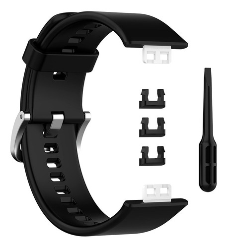 Correa De Silicona Para Huawei Watch Fit - Black