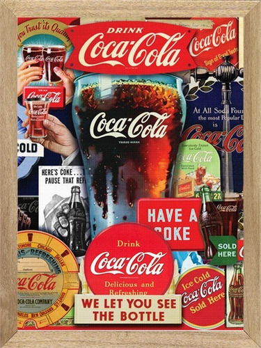 Coca Cola , Cuadro , Gaseosa, Bebida, Publicidad        X519