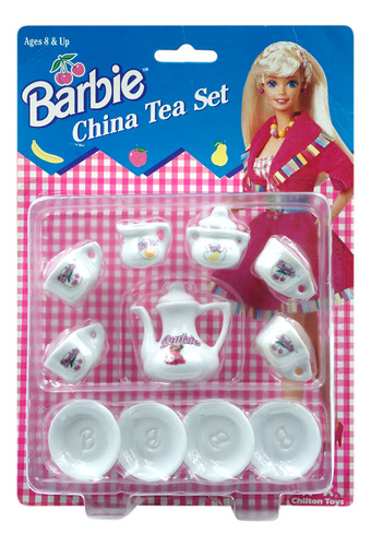 Chilton Toys Barbie China Tea Set 1994 Edition