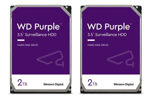 Pack 2 Disco Duro Interno Wd Western Digital Wd20purz 2tb