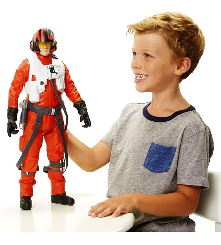 Boneco Poe Dameron Star Wars Gigante 46 Cm Mimo - 0813