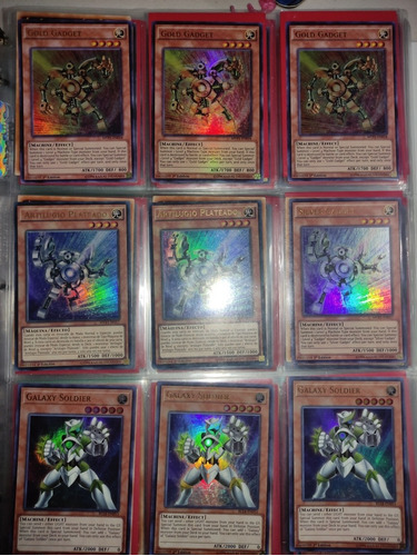 Set Galaxy Soldier Gold Silver Gadgets Yu-gi-oh Tcg