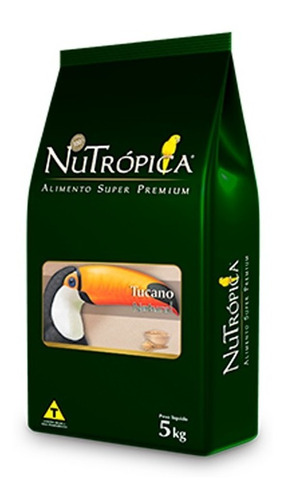 Ração Nutrópica Para Tucano Extrusado Natural - 5kg