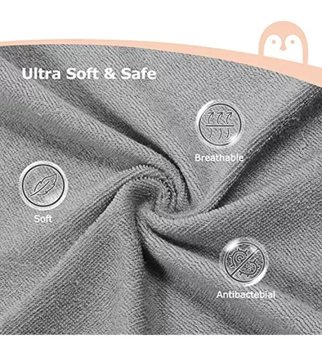 Momcozy - Toallas absorbentes ultra suaves y absorbentes, 8 toallas  faciales de baño para recién nacidos, toallitas naturales reutilizables  para piel