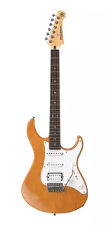 Guitarra elétrica Yamaha PAC012/100 Series PACIFICA 112J de amieiro yellow natural satin brilhante com diapasão de pau-rosa