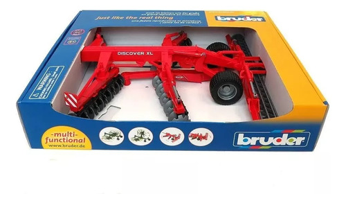 Rastra De Discos Para Tractor Bruder Escala 1:16 02217