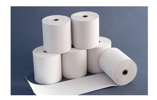 12 Rollos Térmicos De 80 X 70 Mm, Ecológico
