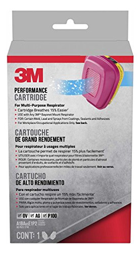 Cartuchos De Repuesto 3m Para Respirador Multiusos, 60923h1-