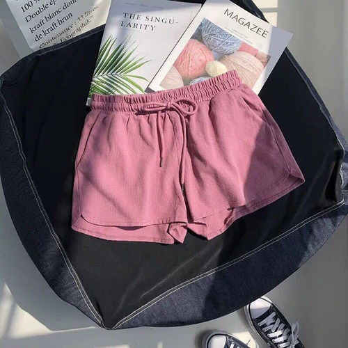 Pantalones Cortos Casuales De Verano Con Cintura Elástica Y