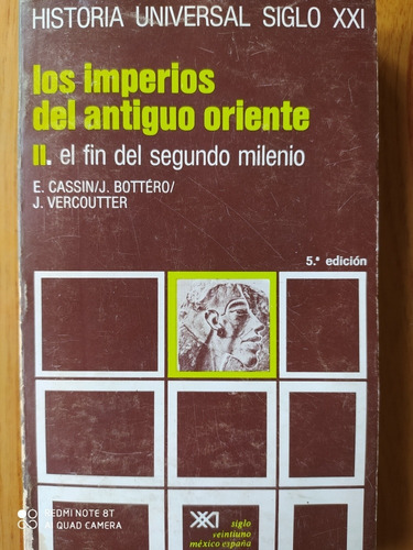 Los Imperios Del Antiguo Oriente / Cassin / Siglo Xxi