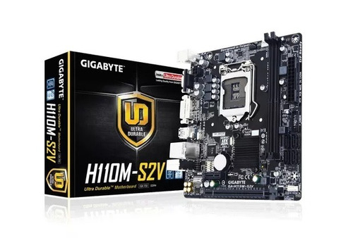 Placa Mae Lga 1151 Ddr4 Ga-h110m-s2v Gigabyte