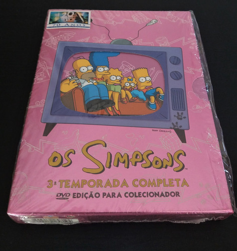 The Simpsons Dvds Temporadas 1 , 2 , 3 , 4 E 5 No Plástico
