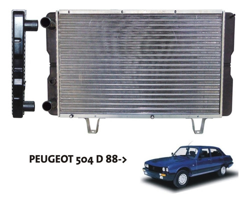 Radiador Peugeot 504 Diesel 88 En Adelante