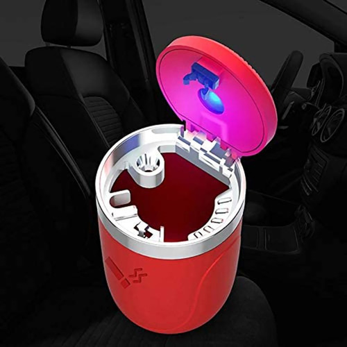 Cenicero De Cigarrillos De Coche Con Tapa Portátil