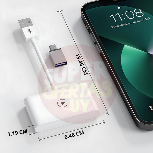 Adaptador Carplay Inalámbrico Para iPhone Wifi Para Coche