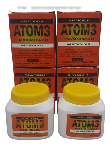 Atom3 Gel Pack De 20 Potes