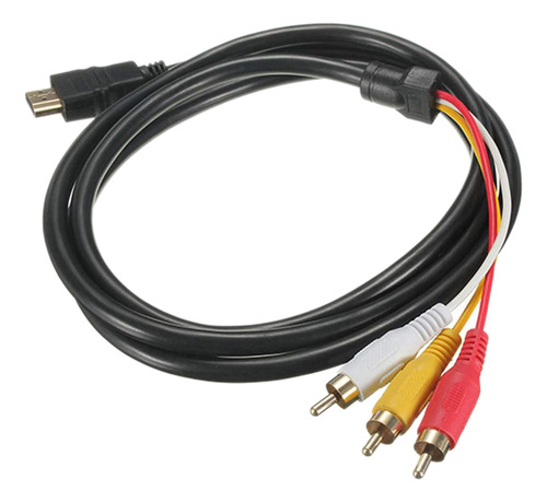 Cable Rca De 1080p Macho A 3 Rca S-video Av Cable Co