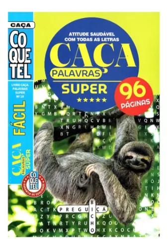 Livro Coquetel Mais 150 caça-palavras e muitos outros jogos nível fácil Ed  28