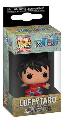 One Piece Luffytaro Pocket Pop Keychain Llavero Coleccion