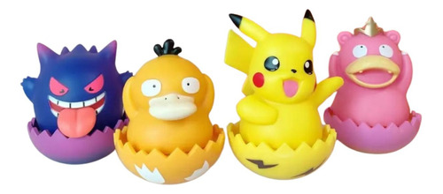 Figura Coleccionable De Pokémones 4 Pizas Anime 