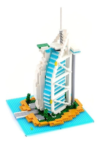 Set De Construcción Burjal Arab Hotel 3d 1095 Piezas En Caja Cantidad De Piezas 262262