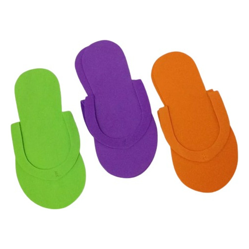 Pack 12 Chalas Goma Eva Colores Para Spa Hoteles / Runn