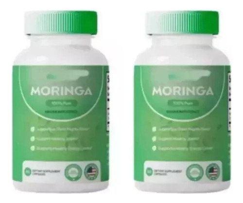 For 2 Units De Capsules De Pó De Rosab-ella Mor-inga.