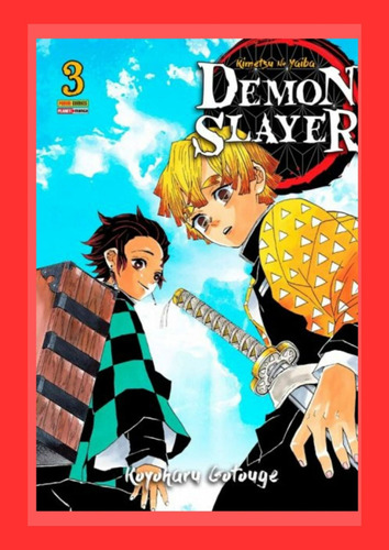 Mangá Demon Slayer ( Kimetsu No Yaiba ) Nº 3 - Lacrado