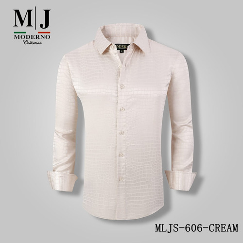 Camisa Manga Larga Marca Moderno Mjls-606