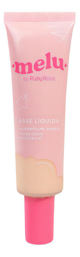 Base de maquiagem líquida Ruby Rose Natural look Base Líquida - 29mL