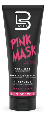 Mascarilla facial para piel todo tipo piel Level 3 Facial Pink Mask 250g y 250mL