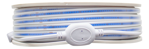 Manguera Led Cob 50 Metros Alta Potencia 110v Luz Azul