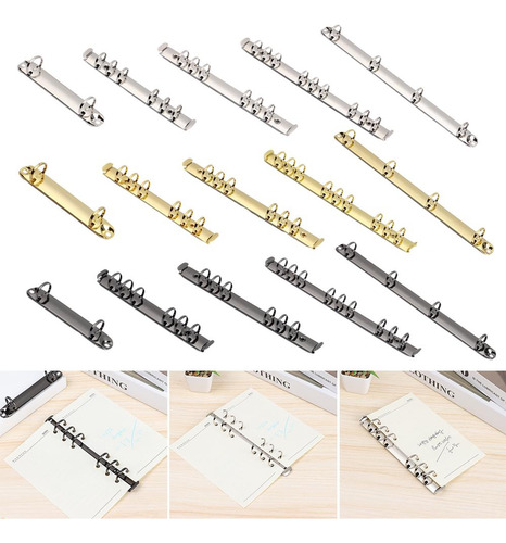 Carpeta De Archivos Con Hojas Sueltas, Con Clip, Aros Para E