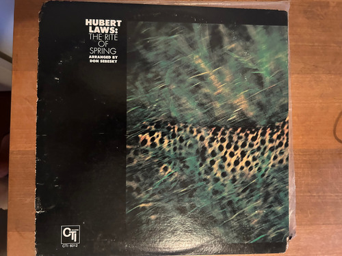 Lp Hubert Laws, The Rite Of String. Cti Records, 1971. Estandar (Usado)