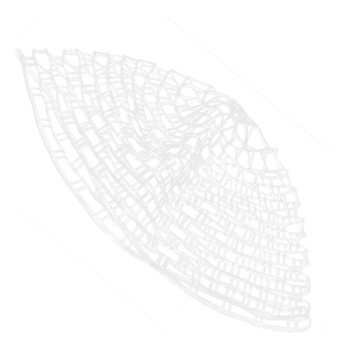 Trout Bass Rubber Mesh Net Fly Fishing Landing Soft Fishing